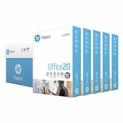 Promo 👏 HP Multipurpose Paper HP Office20 8.5" X 11" Multipurpose Paper, 20 Lbs., 92 Brightness, 2500/Carton (HPC8511C) ✨