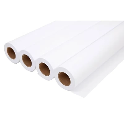 Flash Sale ✔️ Wide Format Paper Staples Wide Format CAD Bond Paper, 24" X 150', 4/Carton (26655-CC) 👍