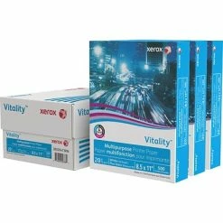 Cheapest 🎁 Copy & Multipurpose Paper Xerox Vitality 8.5" X 11" Multipurpose Paper, 20 Lbs., 92 Brightness, 500 Sheets/Ream, 3 Reams/Carton (3R020473RM) 🥰