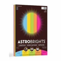 Brand new 🔔 Card Stock Astrobrights Bright 65 Lb. Cardstock Paper, 8.5" X 11", Assorted Colors, 50 Sheets/Pack (99326-01) 🤩
