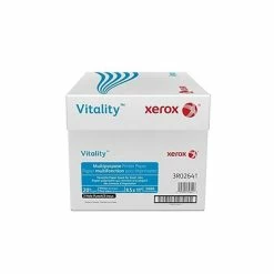 Coupon 🤩 Xerox® Business Multipurpose Paper Xerox® Vitality® 8.5" X 11" 3-Hole Punch Multipurpose Printer Paper, 20 Lbs., 92 Brightness, 10 Reams/Carton (3R2641) 💯