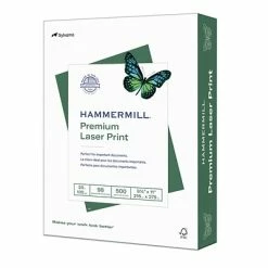 Buy 😉 Copy & Printer Paper 🔨 Hammermill Premium Laser Print 8.5" X 11" Multipurpose Paper, 28 Lbs., 98 Brightness, 500/Ream (125534) 🎉