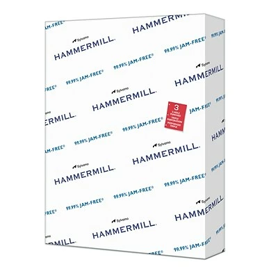 Buy 👍 HammerMill® Copy Plus Copy Paper 🔨 Hammermill Copy Plus 8.5" X 11" 3-Hole Punched Copy Paper, 20 Lbs., 92 Brightness, 500/Ream (105031) ✔️