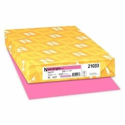 Flash Sale 🧨 Astrobrights Colored Paper, 24 Lbs., 11" X 17", Pulsar Pink, 500 Sheets/Ream (21033/22623) ⭐