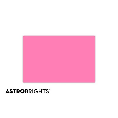Flash Sale 🧨 Astrobrights Colored Paper, 24 Lbs., 11" X 17", Pulsar Pink, 500 Sheets/Ream (21033/22623) ⭐ - Image 2