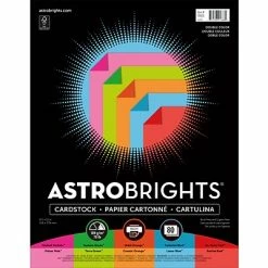 Discount 🧨 Card Stock Astrobrights 70 Lb. Cardstock Paper, 8.5" X 11", Assorted Colors, 80 Sheets/Ream (91668) ✨