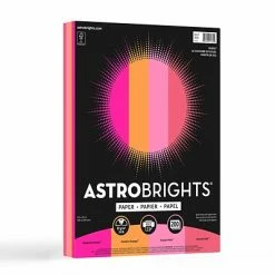 Cheapest 😍 Colored Paper Astrobrights Sunset Color Paper, 8.5" X 11", 24 Lb./89 Gsm, Assorted Colors, 200 Sheets/Pack (91645) 👏