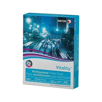 Best reviews of 🤩 Xerox® Vitality™ Paper Xerox® Vitality® 8.5" X 11" Multipurpose Paper, 20 Lbs., 92 Brightness, 500/Ream (3R02047) 💯 - Image 2