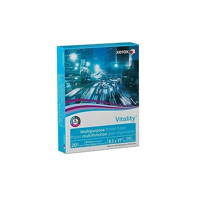 Best reviews of 🤩 Xerox® Vitality™ Paper Xerox® Vitality® 8.5" X 11" Multipurpose Paper, 20 Lbs., 92 Brightness, 500/Ream (3R02047) 💯 - Image 3
