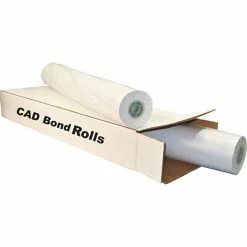 Best Sale 👏 Wide Format Paper TST Impreso Wide Format CAD Uncoated Bond Paper, 24"(W) X 300'(L), 2 Rolls/Carton (24304) 🤩