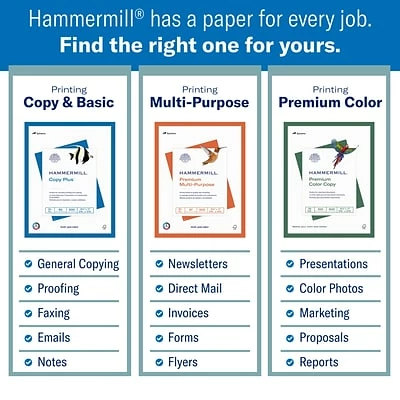 Best Pirce 😉 Copy & Multipurpose Paper 🔨 Hammermill Copy Plus Paper, 8.5" X 11", 20 Lbs., White, 500 Sheets/Ream, 10 Reams/Carton (105007) 😉 - Image 3