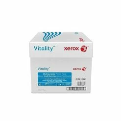 Coupon 😉 Xerox® Vitality™ Paper Xerox® Vitality® 11" X 17" Multipurpose Paper, 20 Lbs., 92 Brightness, 5 Reams/Carton (3R3761) ✔️
