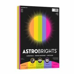 Cheap 😉 Card Stock Astrobrights Colored 65 Lb. Cardstock Paper, 8.5" X 11", Assorted Colors, 50 Sheets/Pack (91248) ❤️