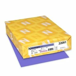 Cheap 🛒 Copy & Multipurpose Paper Astrobrights 65 Lb. Cardstock Paper, 8.5" X 11", Venus Violet, 250 Sheets/Pack (WAU22091) 😉