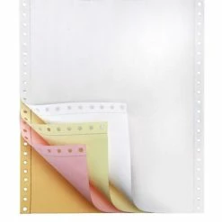 Top 10 ⌛ Staples Staples® Continuous Computer Paper 9.5" X 11" 4-Part Computer Paper, White/Pink/Canary, 800/Box (26157/287220/38) 🧨