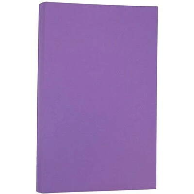 Best deal 👏 JAM Paper® Smooth Colored Paper, 24 Lbs., 8.5" X 14", Violet Purple Recycled, 100 Sheets/Pack (16728248) 👍 - Image 2