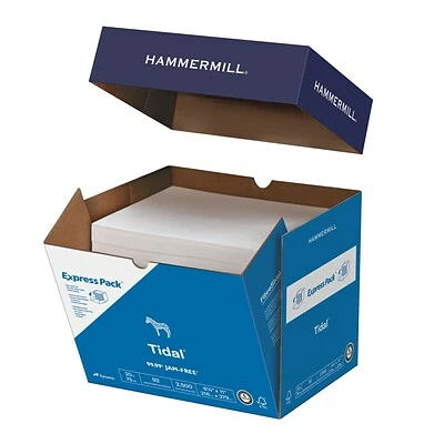 Wholesale ✨ HammerMill Paper 🔨 Hammermill Tidal Express Pack 8.5" X 11" Copy Paper, 20 Lbs., 92 Brightness, Half Carton, No Reams, 2500/Sheets (163120) ✨