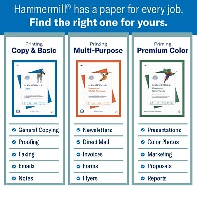 Wholesale ✨ HammerMill Paper 🔨 Hammermill Tidal Express Pack 8.5" X 11" Copy Paper, 20 Lbs., 92 Brightness, Half Carton, No Reams, 2500/Sheets (163120) ✨ - Image 4