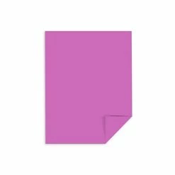 Outlet 🌟 Card Stock Astrobrights 65 Lb. Cardstock Paper, 8.5" X 11", Outrageous Orchid, 250 Sheets/Pack (WAU21951) 🛒