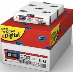 Discount 🌟 NCR Paper Appleton Carbonless Papers Appvion NCR Superior 8.5" X 11" Carbonless Paper, 22 Lbs, 92 Brightness, 500/Ream (5915N) 👏