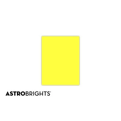 Cheapest 🌟 Astrobrights Colored Paper, 24 Lbs., 8.5" X 11", Lift-Off Lemon, 500 Sheets/Ream (21011) 😀 - Image 2