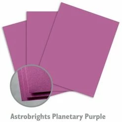 Wholesale ❤️ Neenah Paper Copy & Printer Paper Astrobrights Smooth Color Paper, 8.5" X 11", 65# Cover, Planetary Purple, 2000/CA 🤩