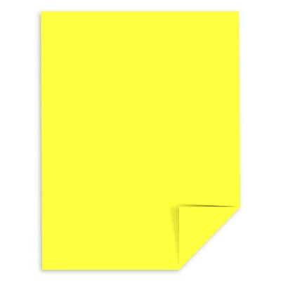 Cheapest 🌟 Astrobrights Colored Paper, 24 Lbs., 8.5" X 11", Lift-Off Lemon, 500 Sheets/Ream (21011) 😀 - Image 3