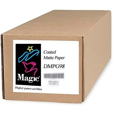 Budget ⭐ Magiclee Presentation Paper Rolls Magiclee/Magic DMPG98 44" X 150' 🧥 Coated Matte Presentation Paper, Bright White, Roll (61489) 😀
