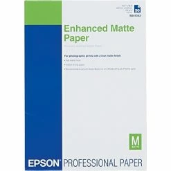 New 😍 Wide Format Paper Epson Ink Jet Paper, Matte, Archival, 11.7" X 16.5", 50 Sheets 😍
