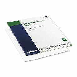 Buy 🤩 Copy & Multipurpose Paper Epson® Ultra Premium Presentation Paper, 17" X 22", White/Matte, 50 Sheets 🔔