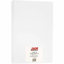 Brand new ✔️ Jam® Strathmore Cover Cardstock JAM Paper Strathmore 88 Lb. Cardstock Paper, 11" X 17", Bright White, 250 Sheets/Ream (41747390B) 💯