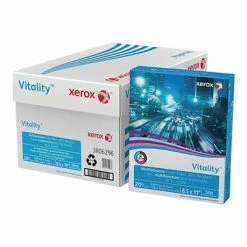 Promo 🥰 Xerox® Business Multipurpose Paper Xerox® Vitality® 8.5" X 11", 30% Recycled Multipurpose Paper, 20 Lbs., 92 Brightness, 10 Reams/Carton (3R06296) 😀