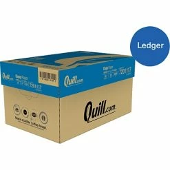 Best deal 🔥 Quill Brand® Copy Paper Quill Brand® 11" X 17" Copy Paper, 20 Lbs., 92 Brightness, 500 Sheets/Ream, 5 Reams/Carton (7201117CT) 🧨