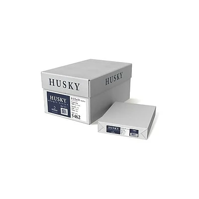 Cheap 🥰 Domtar Husky Offset Laser Paper Domtar Husky Opaque Offset 8.5" X 11" Multipurpose Paper, 60 Lbs., 94 Brightness, 500/Ream, 10 Reams/Carton (5462) ✔️