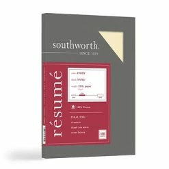Best reviews of 🎉 Classic Paper Southworth 8.5" X 11" Resume Paper, 32 Lbs., Wove, 100/Pack (RD18ICF) 🥰