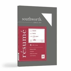 Best deal 🎉 Classic Paper Southworth 8.5" X 11" Resume Paper, 32 Lbs., White Wove, 100 Sheets/Pack (RD18CF) 😍