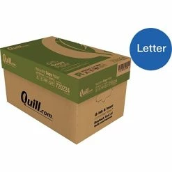Top 10 😍 Quill Brand® Recycled Copy Paper Quill Brand® 30% Recycled 8.5" X 11" Copy Paper, 20 Lbs., 92 Brightness, 500 Sheets/Ream, 10 Reams/Carton (720224CT) 💯