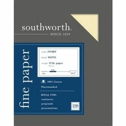 Discount 👏 Classic Paper Southworth 8.5"W X 11"L Business Paper, 32 Lbs., Wove Finish, 250/Box (JD18IC) 💯