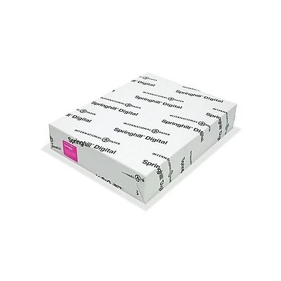 Coupon ✔️ Staples® Card And Cover Stock Paper Springhill Digital Vellum Bristol 67 Lb. Cover Paper, 8.5" X 11", White, Pack (016000) 👏