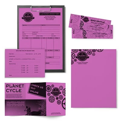 Budget 🔥 Copy & Printer Paper Astrobrights Colored Paper, 24 Lbs., 8.5" X 11", Outrageous Orchid, 500 Sheets/Ream (21946) ⭐ - Image 5