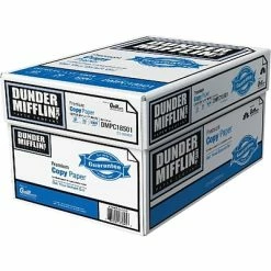 Brand new 🎁 Featured Design Copy Paper Dunder Mifflin Copy Paper, 8-1/2" X 11", 92 Bright, 20 LB, 8 Reams Of 500 Sheets ⌛