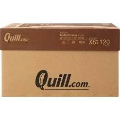 Cheapest 🥰 Quill Brand® Premium Multi-Purpose Paper Quill Brand® 8.5" X 11" Premium Multipurpose Paper, 20 Lbs., 97 Brightness, 500 Sheets/Ream, 10 Reams/Carton (X81120CT) 🎁