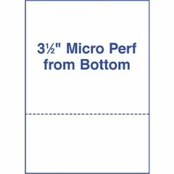 Top 10 🛒 20-lb. Laser Bond Custom-Cut Sheet Papers Alliance Pre-Perforated Cut Sheets, Perf. 3-1/2" From Bottom, 24 Lb., White (30034) 🌟
