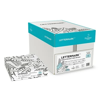 Deals 🛒 Domtar® 67 Lb. Cover Stock Domtar 67 Lb. Cardstock Paper, 8.5" X 11", Blue, 250 Sheets/Pack (81042) ✨ - Image 2