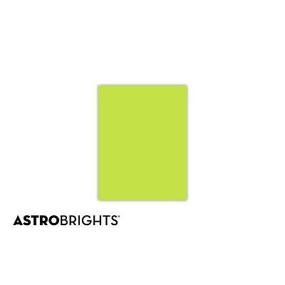 Best Sale ❤️ Astrobrights Colored Paper, 24 Lbs., 8.5" X 11", Vulcan Green, 500 Sheets/Ream (21859/22379) ⌛ - Image 2