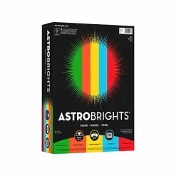 Promo 🛒 Copy & Printer Paper Astrobrights Eco Colored Paper, 24 Lbs., 8.5" X 11", Assorted Colors, 500 Sheets/Pack (22226) ⌛