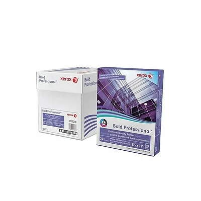 Budget 🔥 Xerox® 24-lb. Premium White Laser Paper Xerox Bold Professional 8.5" X 11" Bond Paper, 24 Lbs., 98 Brightness, 500 Sheets/Ream, 5 Reams/Carton (3R13038) 🔥 - Image 2
