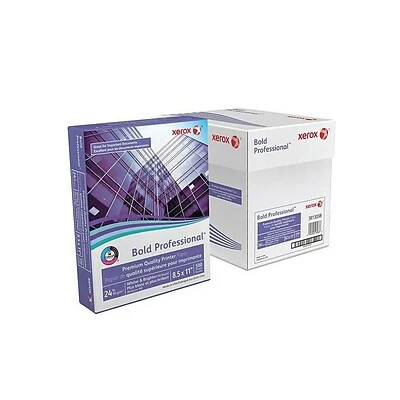 Budget 🔥 Xerox® 24-lb. Premium White Laser Paper Xerox Bold Professional 8.5" X 11" Bond Paper, 24 Lbs., 98 Brightness, 500 Sheets/Ream, 5 Reams/Carton (3R13038) 🔥 - Image 3