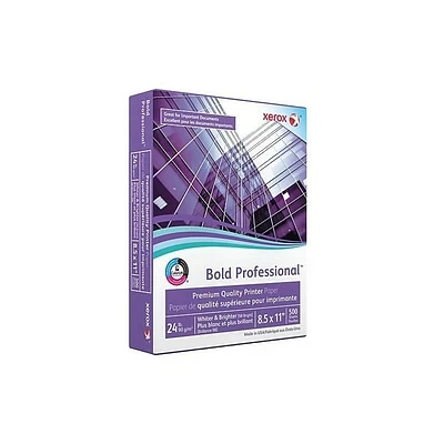 Budget 🔥 Xerox® 24-lb. Premium White Laser Paper Xerox Bold Professional 8.5" X 11" Bond Paper, 24 Lbs., 98 Brightness, 500 Sheets/Ream, 5 Reams/Carton (3R13038) 🔥 - Image 5