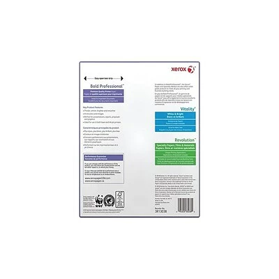 Budget 🔥 Xerox® 24-lb. Premium White Laser Paper Xerox Bold Professional 8.5" X 11" Bond Paper, 24 Lbs., 98 Brightness, 500 Sheets/Ream, 5 Reams/Carton (3R13038) 🔥 - Image 7
